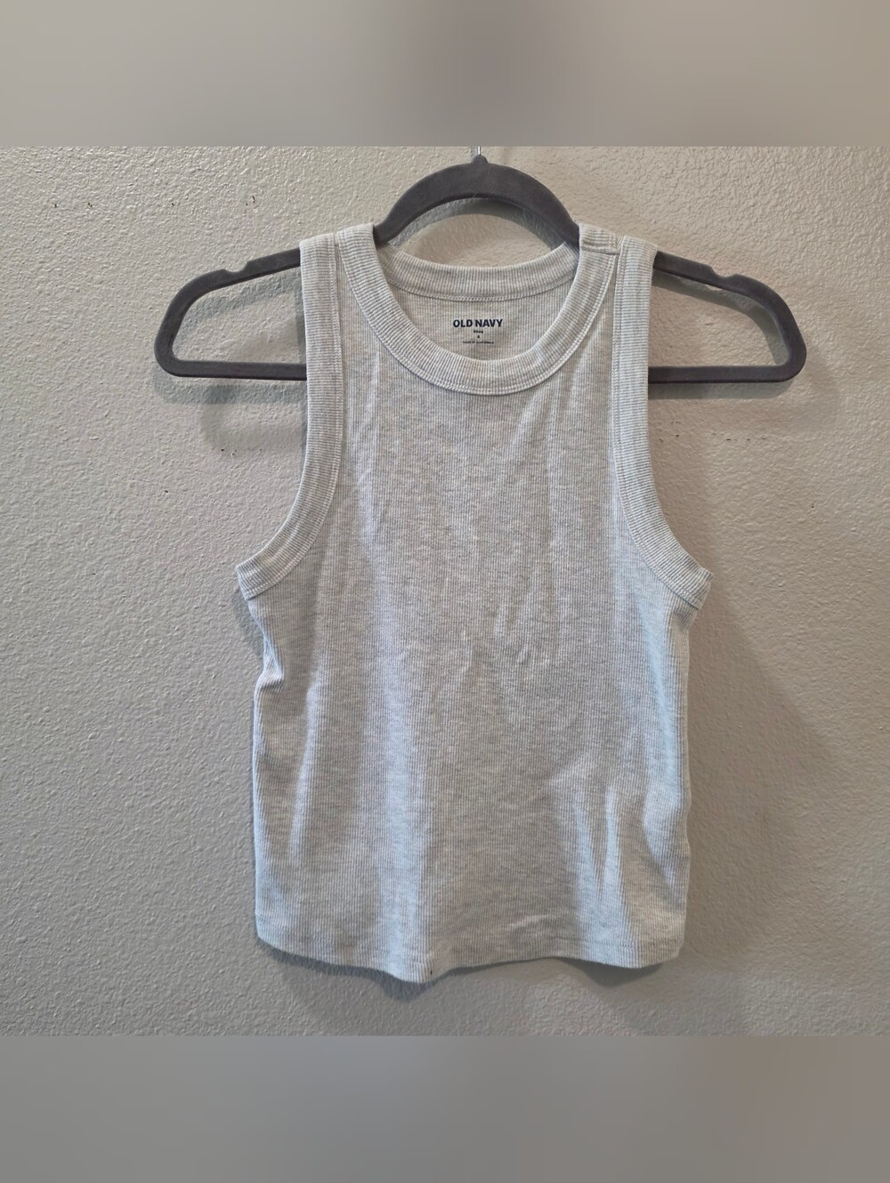 Old Navy Crop Rib-Knit Snug Tank - Women's Sleeveless Crew